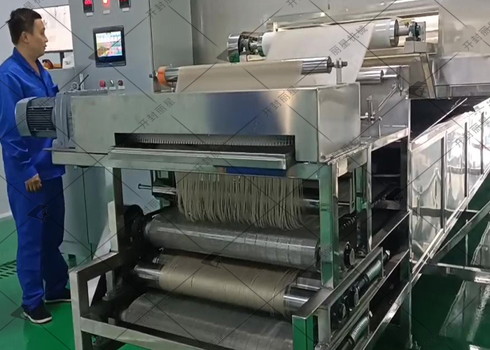 麗星日產(chǎn) 5 噸自動粉條設(shè)備，甘肅客戶試機全記錄